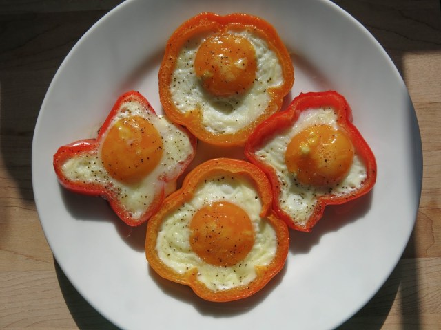 Egg and Veggie Flowers
