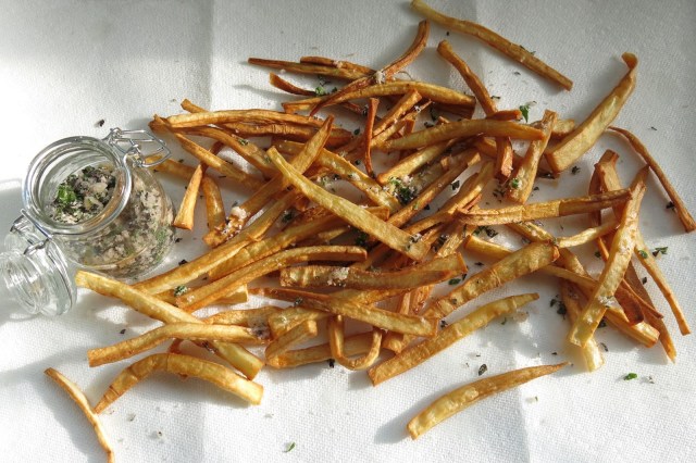Parsnip Fries with Herbed Garlic Salt