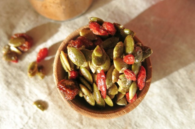 Maple Spiced Pumpkin Seeds Maple Spiced Pumpkin Seeds