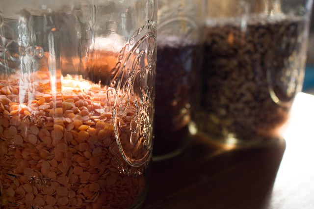 Jars of Grains