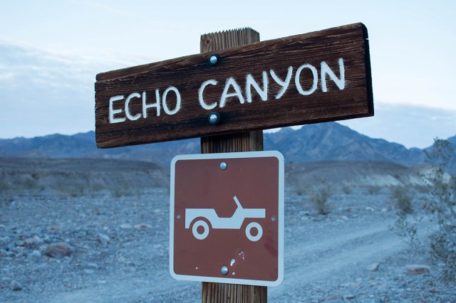 Echo Canyon Sign