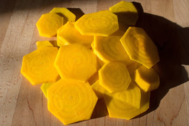 Pot of Gold Golden Beet Slices