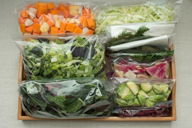 Prepped Vegetables