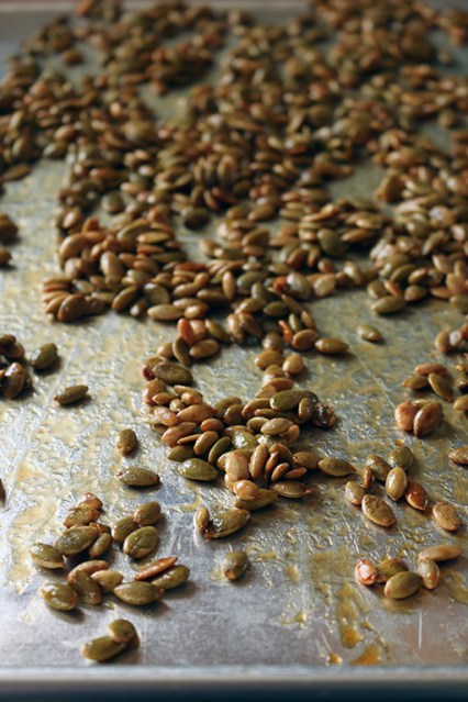 Maple Roasted Pumpkin Seeds