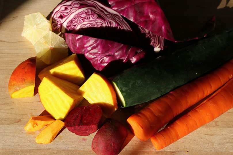 juicing-veggies